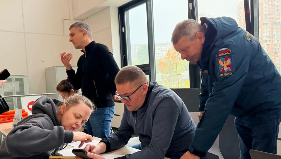 В подмосковных Люберцах открыли пункт временного размещения для жильцов поврежденного дома