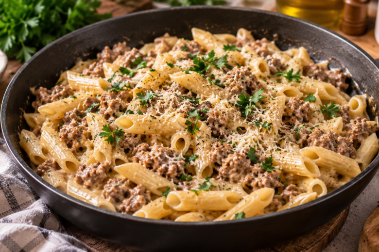 Макароны даже не варю: беру фарш и сливки — вкусный ужин вместо надоевших макарон по-флотски