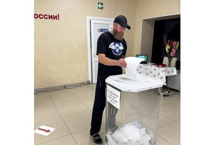 Участник СВО из Александро-Невского проголосовал на выборах в Госдуму