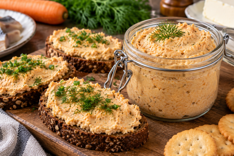 Варю 1 морковку и беру сельдь: изумительный по вкусу паштет — на бутерброды, гренки и крекеры