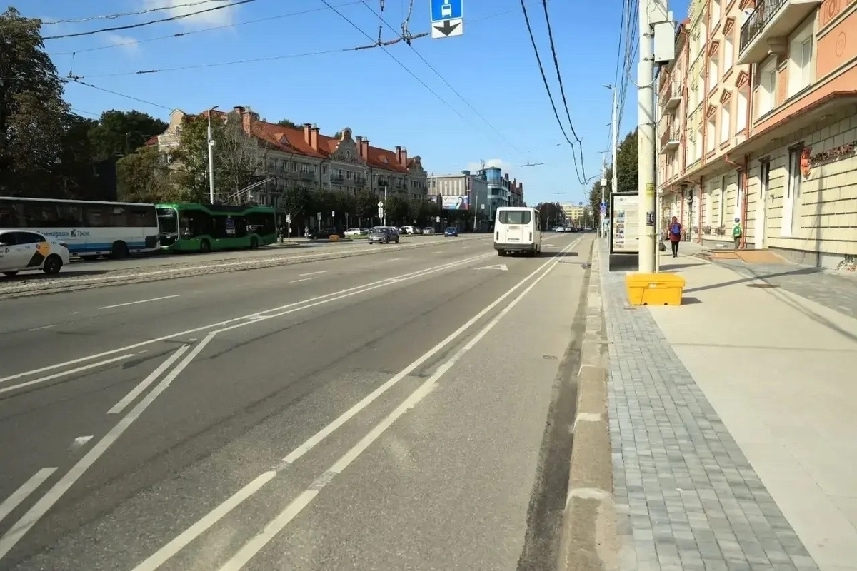 Выделенные полосы в Калининграде сократили заторы и время поездки пассажиров