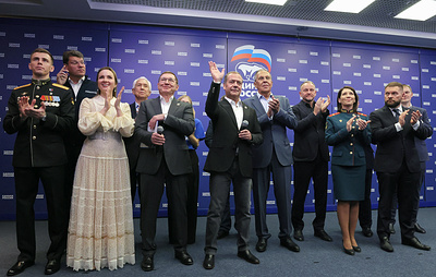 "Единая Россия" набирает 57,87% после обработки 50,03% протоколов