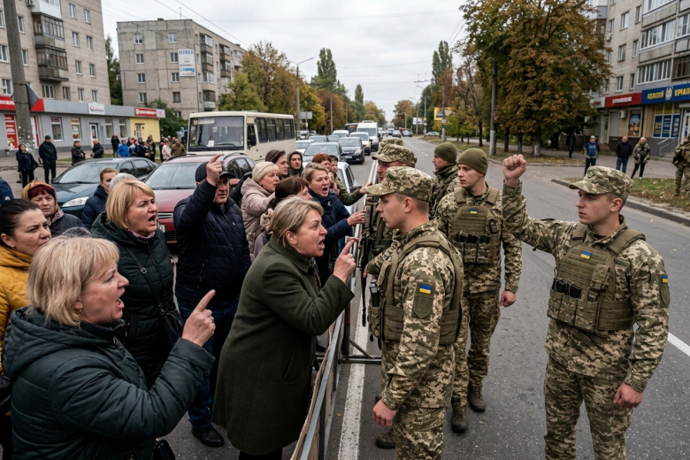 В Чернигове вспыхнул стихийный бунт против ТЦК и мобилизации