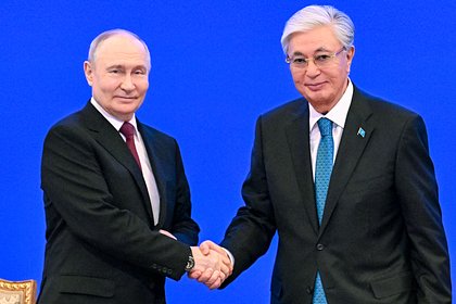 Токаев поздравил Путина с успешным проведением выборов в Госдуму