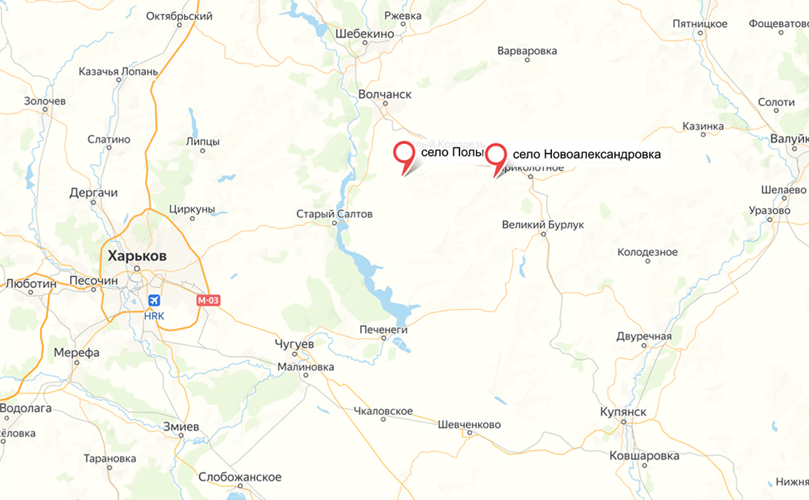 Армия России заняла два населенных пункта в Харьковской области