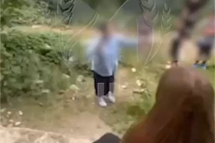 Россиянка швырнула кирпич в школьницу и попала на видео