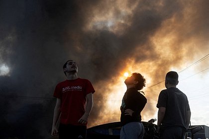 Дроны атаковали склады под Киевом