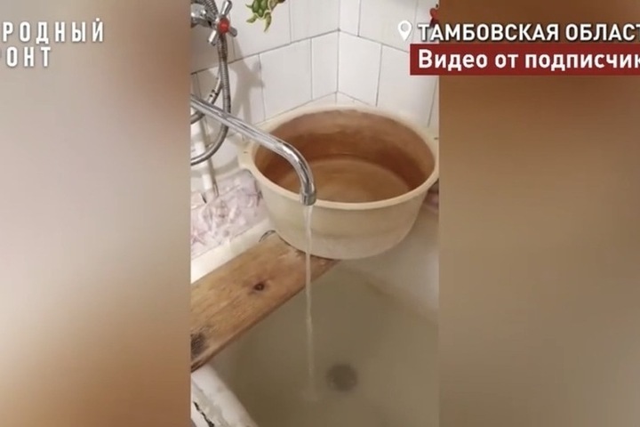 200 жителей Тамбова остались без нормального напора воды