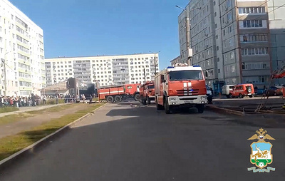 В Стерлитамаке потушили пожар в торговом комплексе