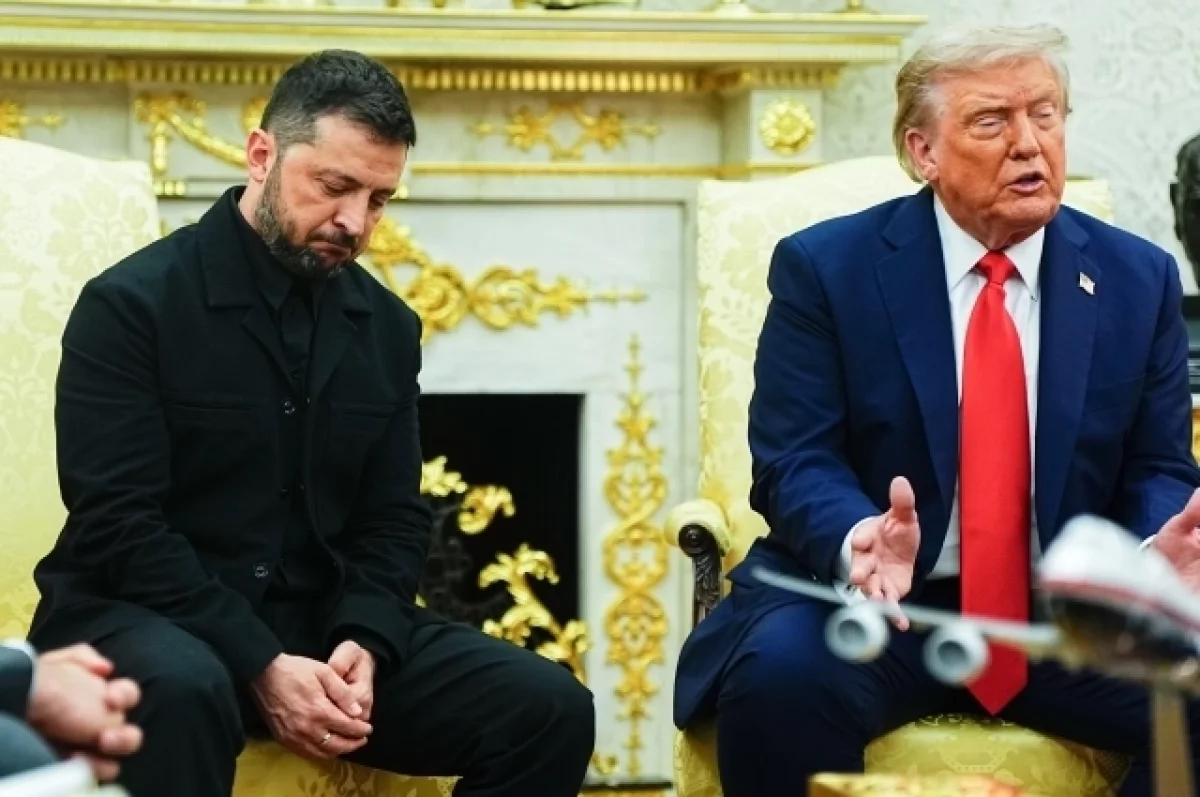 Трамп на встрече с Зеленским не дал ему отвечать на вопросы СМИ