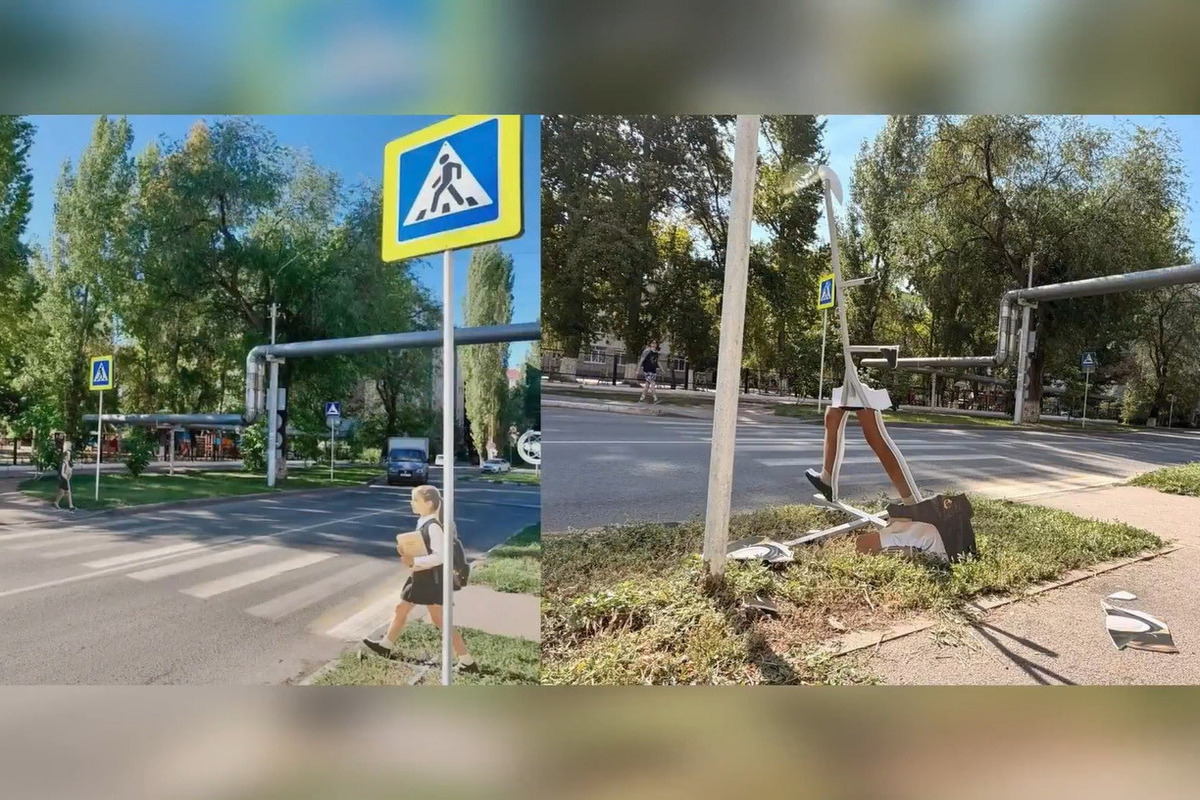 В Энгельсе полиция задержала сломавших школьные макеты вандалов