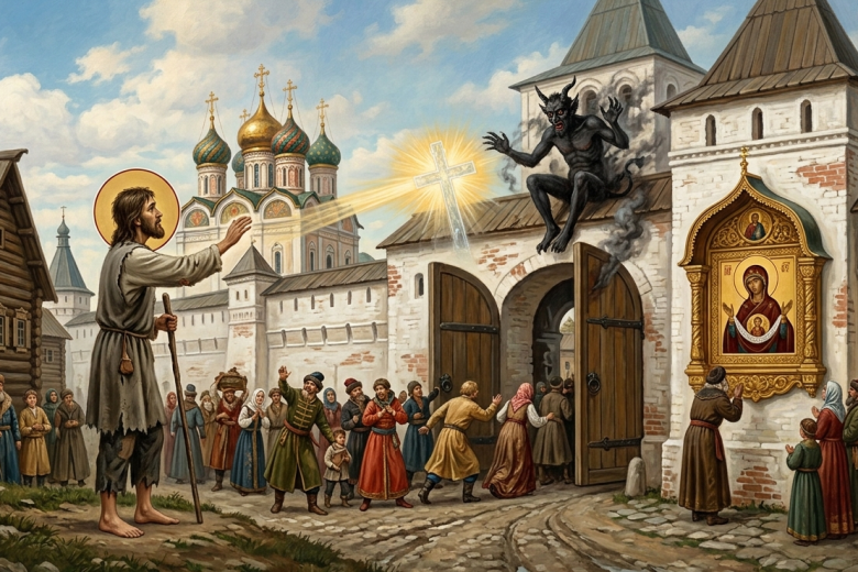 15 августа — день памяти блаженного Василия Московского