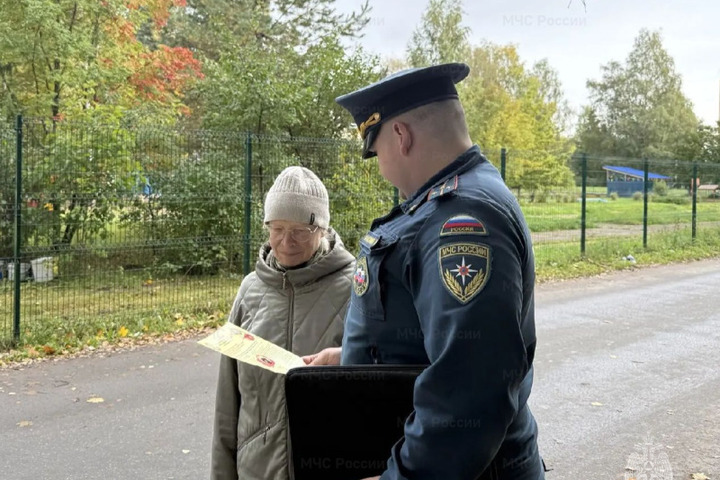 В Пскове пожарные инспекторы проверили жилые дома на улицах Новосёлов и Текстильной