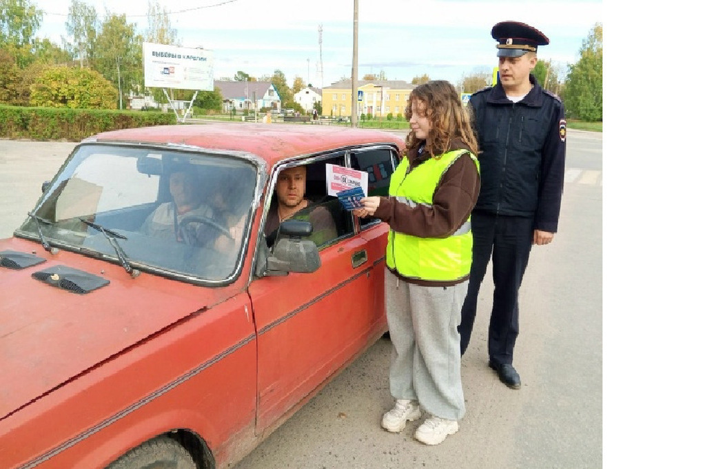 В Пудоже прошла акция "Сохрани жизнь! Сбавь скорость!"