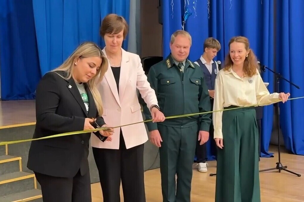 В Лодейнопольской школе №3 открыли лесной экологический класс