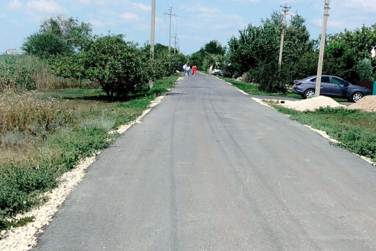 В Саратовской области отремонтировали улицы Центральные
