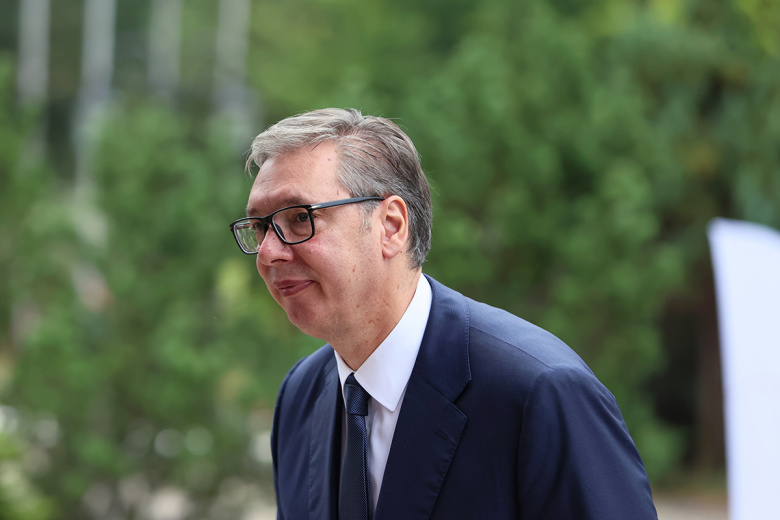 Вучич передал привет Путину и выразил ему благодарность