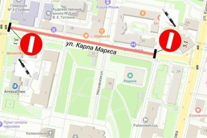 Движение в центре Пензы изменится 15 августа: где нельзя будет проехать во время празднования Спаса