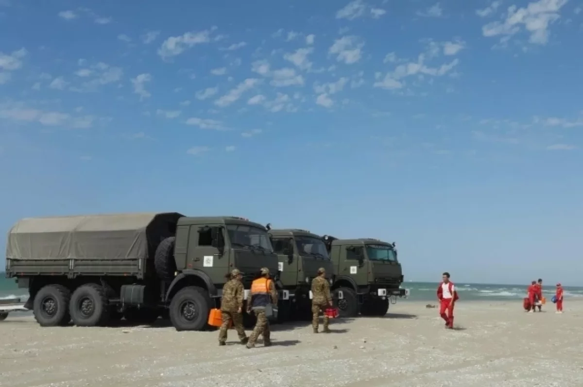 В Казахстане найдены тела всех 14 погибших на учениях военных моряков