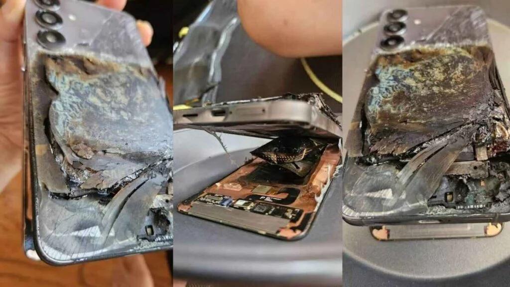 Galaxy S25+ загорелся во время зарядки: Samsung обвинила владельца и отказалась выплачивать компенсацию
