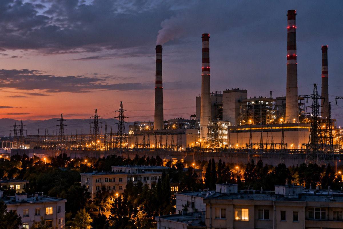 Крупная авария на новой ТЭС оставила Узбекистан без света