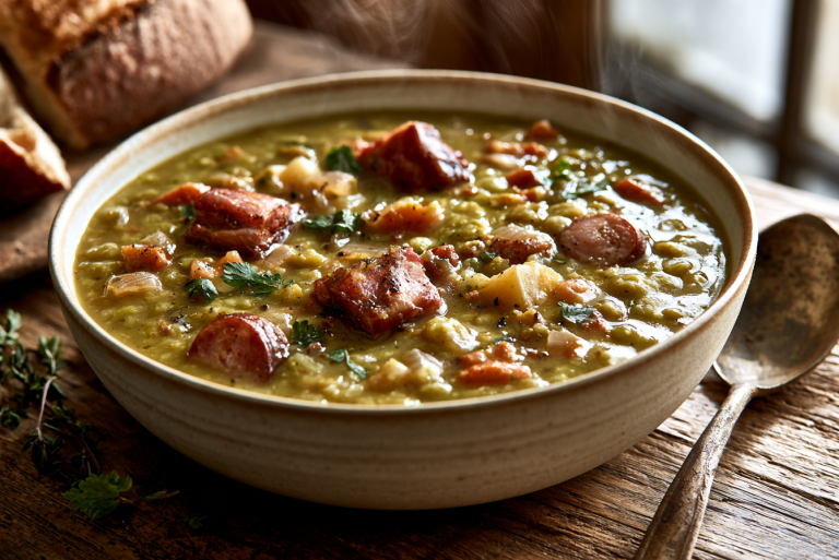 Вот почему домашний гороховый суп получается вкуснее: добавляю копчености, и не жадничаю