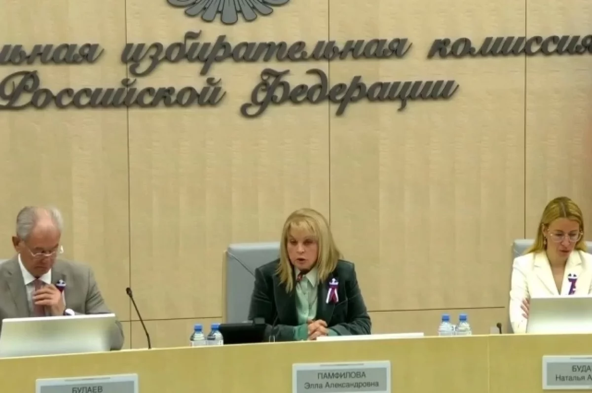 Памфилова: Центризбирком смог обеспечить безопасность и открытость выборов