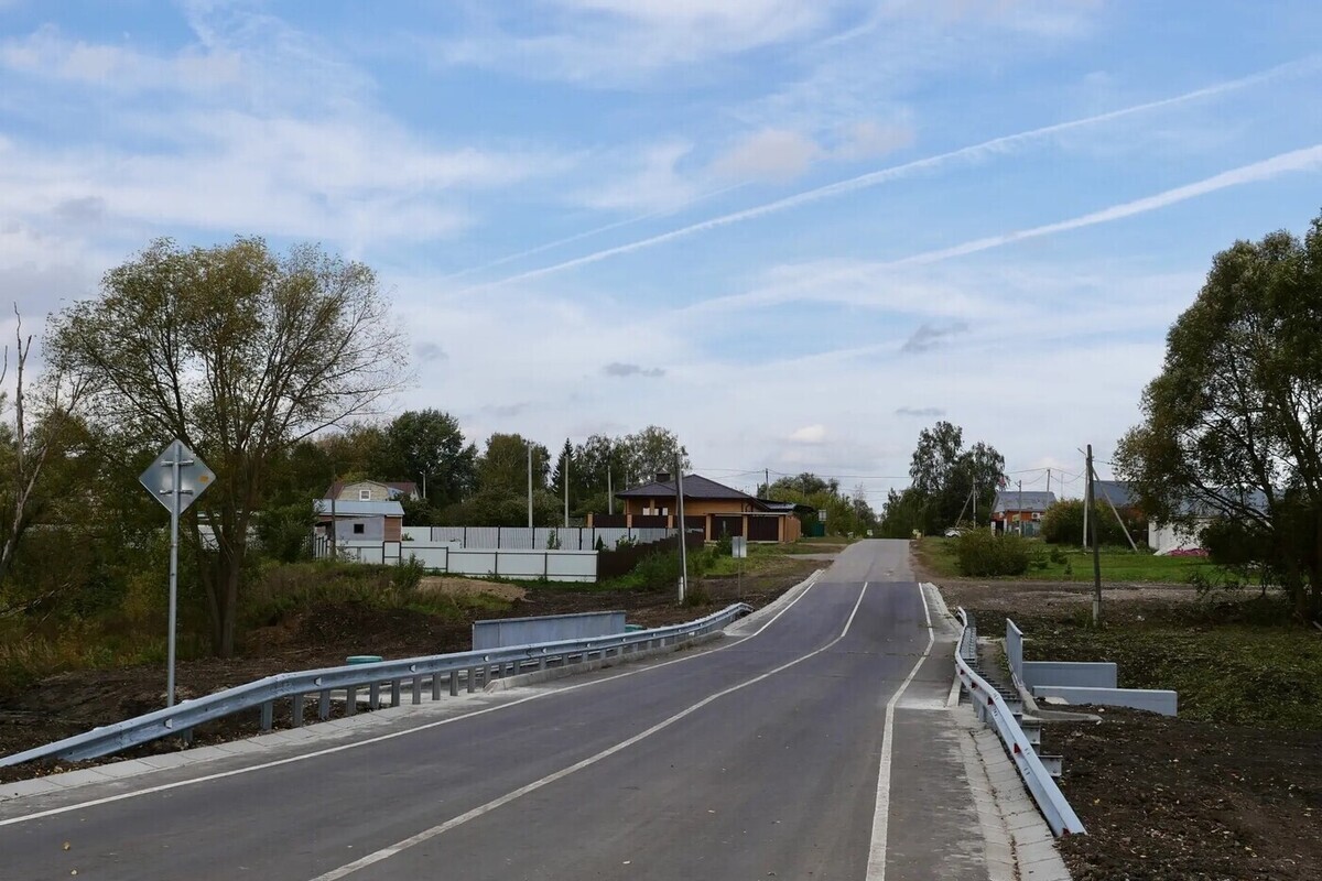 В Рязанской области завершился капремонт моста на автодороге Захарово – Байдики