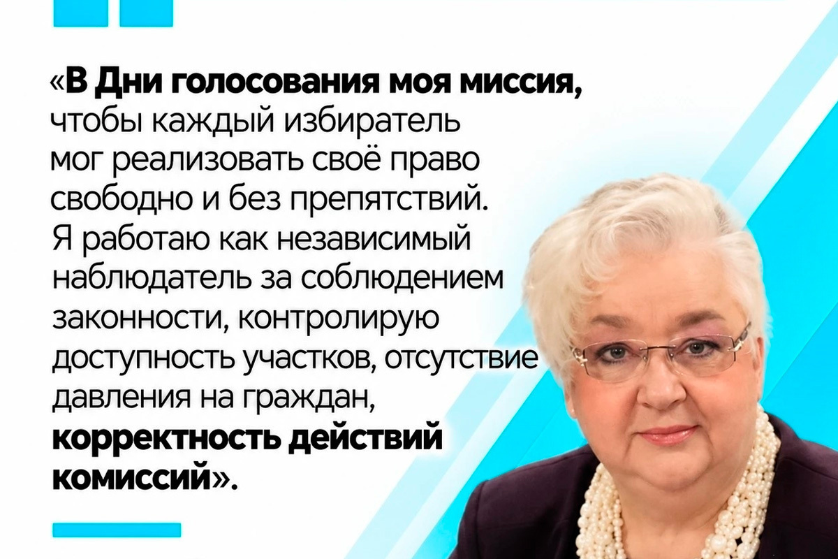 Омбудсмен Липецкой области следила за соблюдением прав избирателей