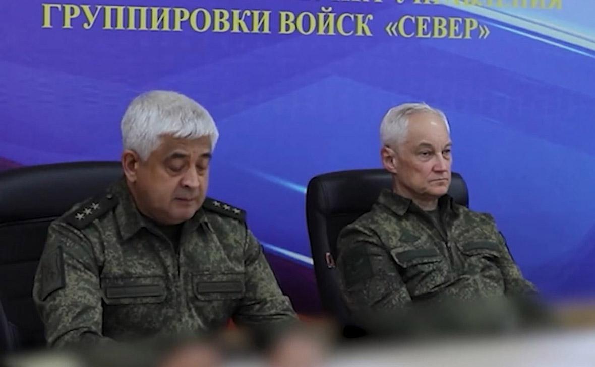 Белоусов проинспектировал группировку войск «Север»