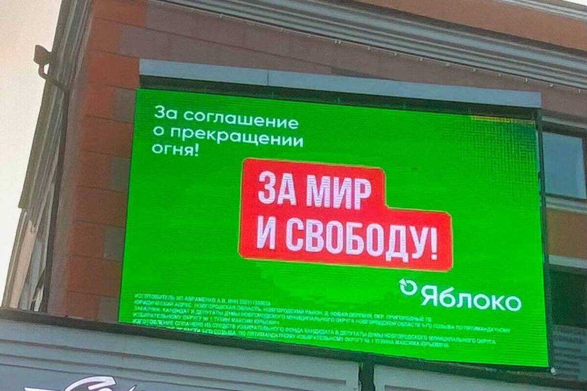 Партия «Яблоко» обжаловала решение Верховного суда о снятии с выборов в Госдуму