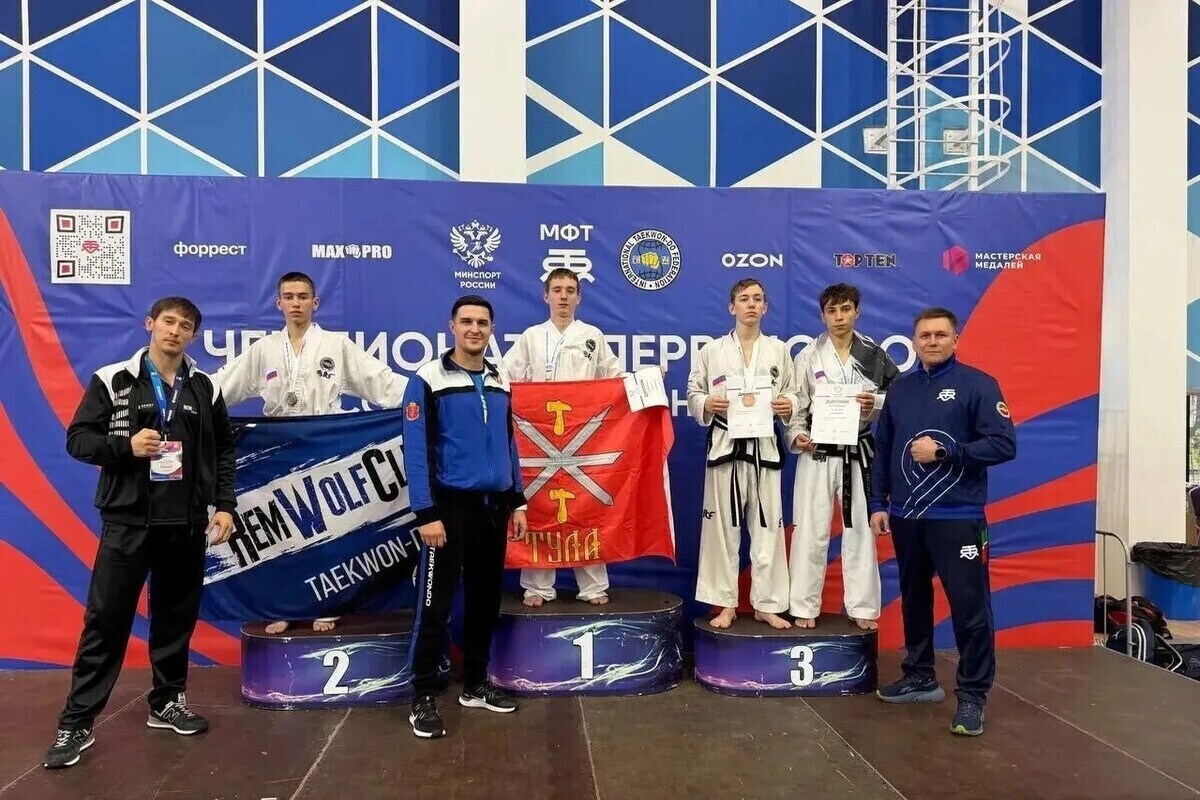 Тульские тхэквондисты завоевали два золота на чемпионате России