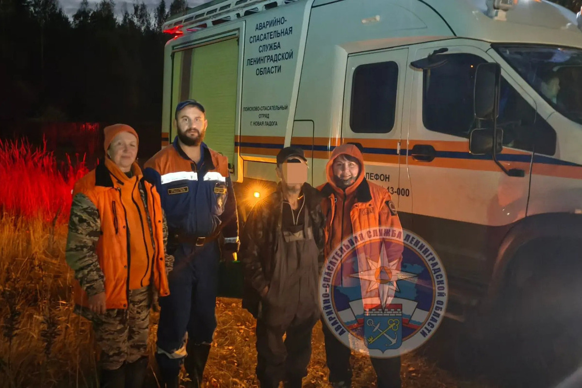 Заблудившийся мужчина в Тихвинском районе самостоятельно вышел к спасателям
