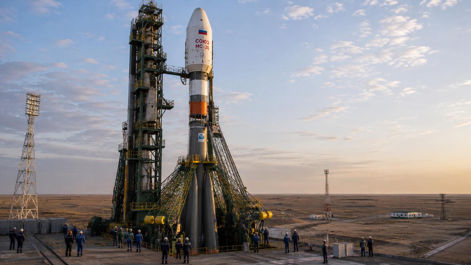 «Союз МС-30» готовится к полету: российско-американский экипаж отправится к МКС в 2027 году