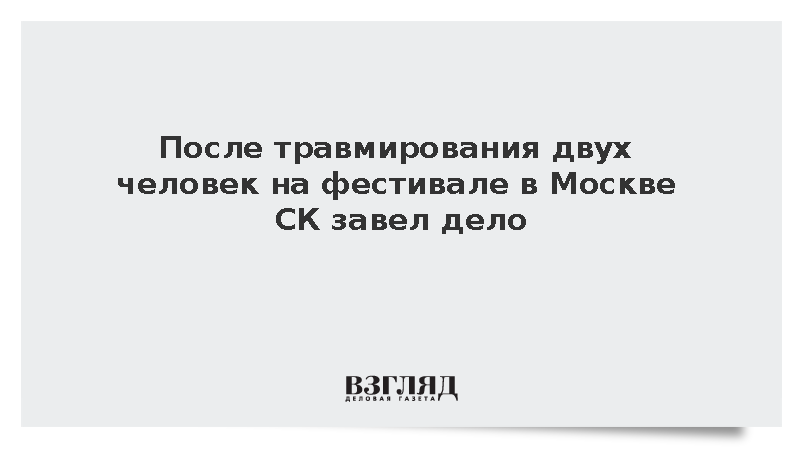СК: В московском парке приключений пострадали два человека