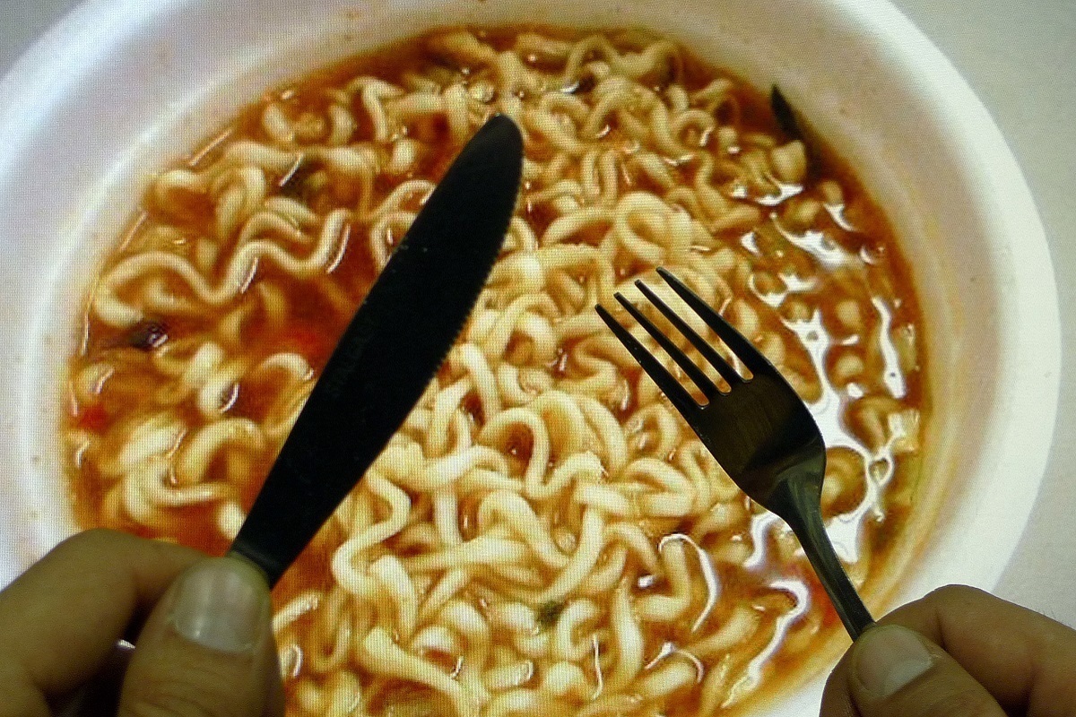 Раскрыто, действительно ли в лапше быстрого приготовления есть мясо