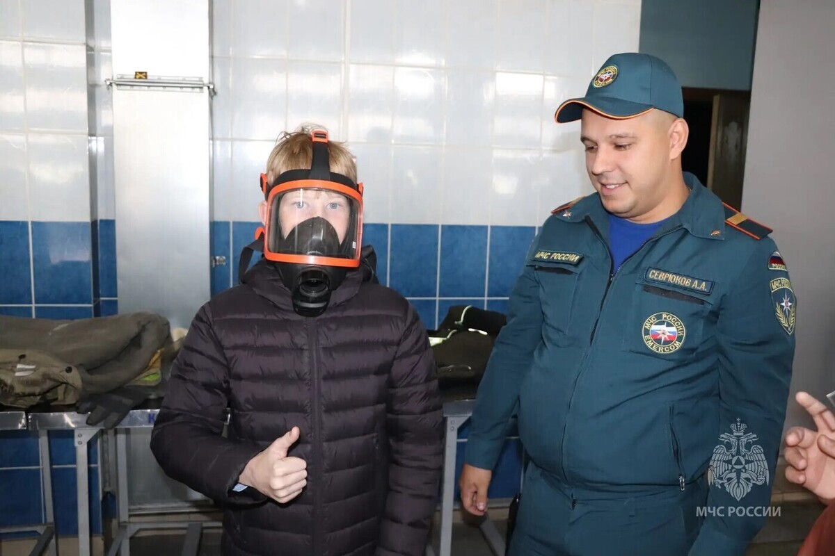 Курские школьники проходят обучение в рамках месячника безопасности