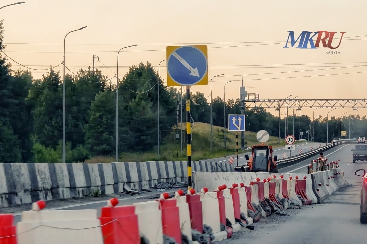 В Козельском округе открыли обновленный путепровод