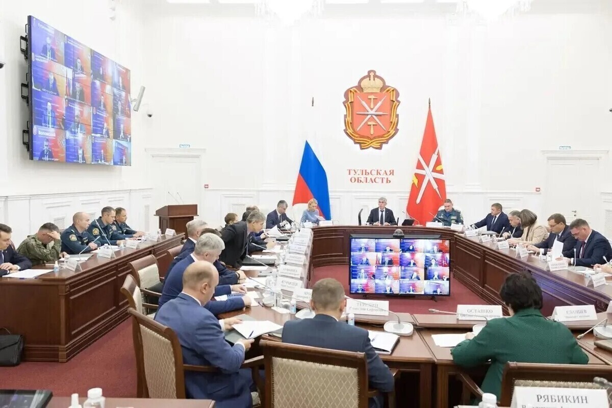 В Тульской области обсудили работу системы оповещения об атаках БПЛА и ЧС