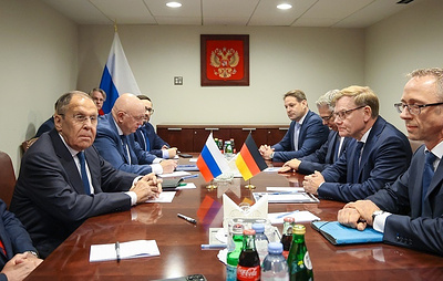 МИД РФ: ничего содержательного от ФРГ на встрече с Лавровым не было