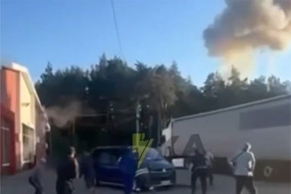 Украинский КПП на границе с Польшей подвергся удару