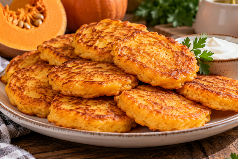 Мешаю тыкву, кефир и яйца: самые осенние оладьи-тыковки — вкуснота за 20 минут