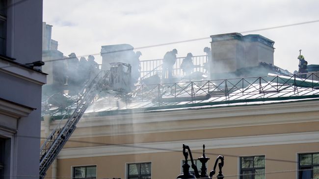 Появились новые детали пожара в Петербурге