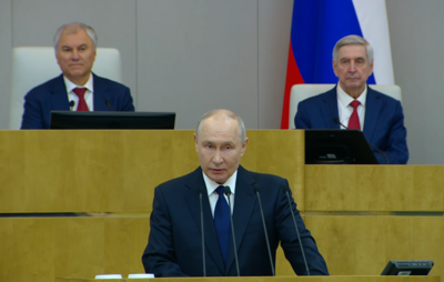 Путин: вся страна участвует в реализации программ развития Донбасса и Новороссии