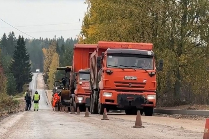 В поселке Лахколампи начались дорожные работы