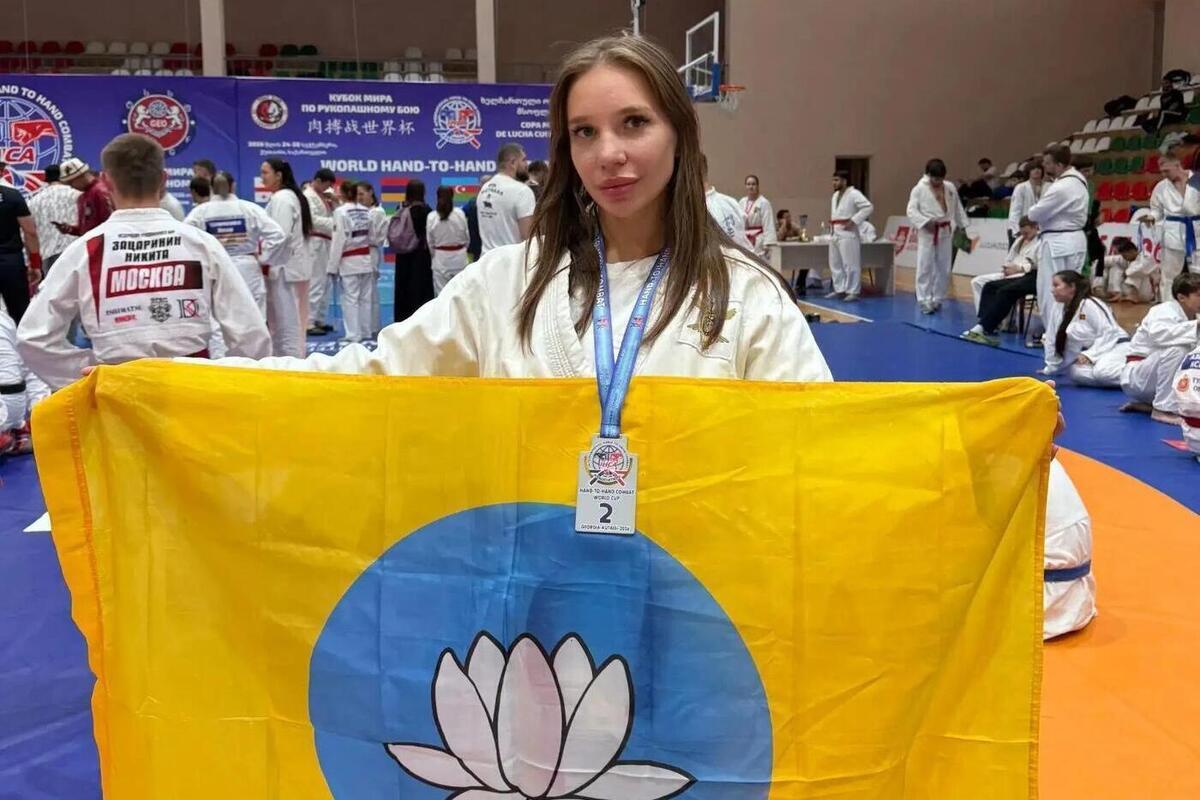 Калмыцкая рукопашница Анастасия Соятиева привезла серебро с Кубка мира в Грузии