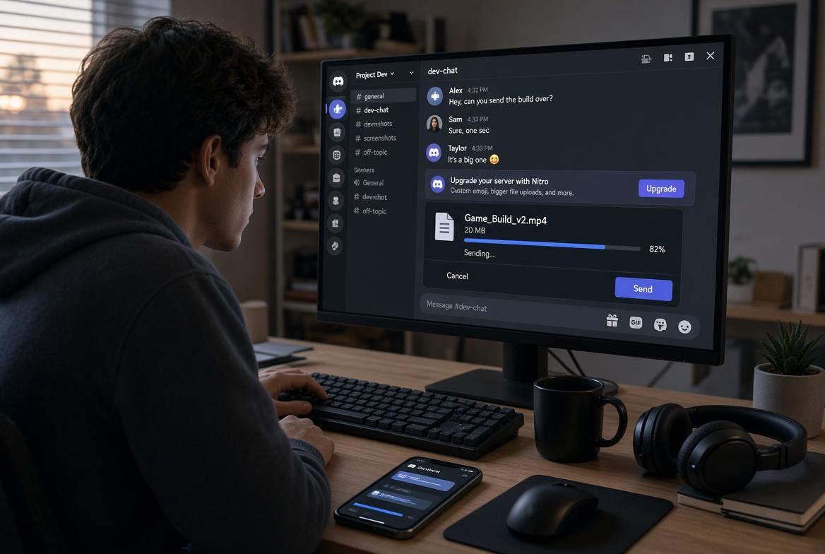 Discord вдвое увеличил лимит загрузки файлов без платной подписки