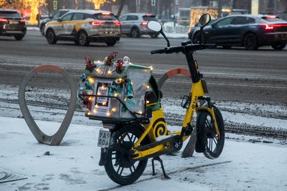 В Минтрансе раскритиковали курьеров на электровелосипедах