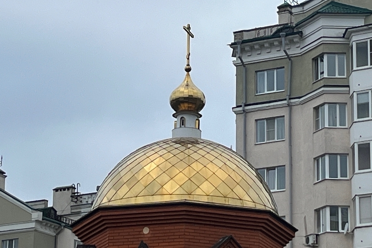 В орловском храме реставрируют настенные библейские росписи