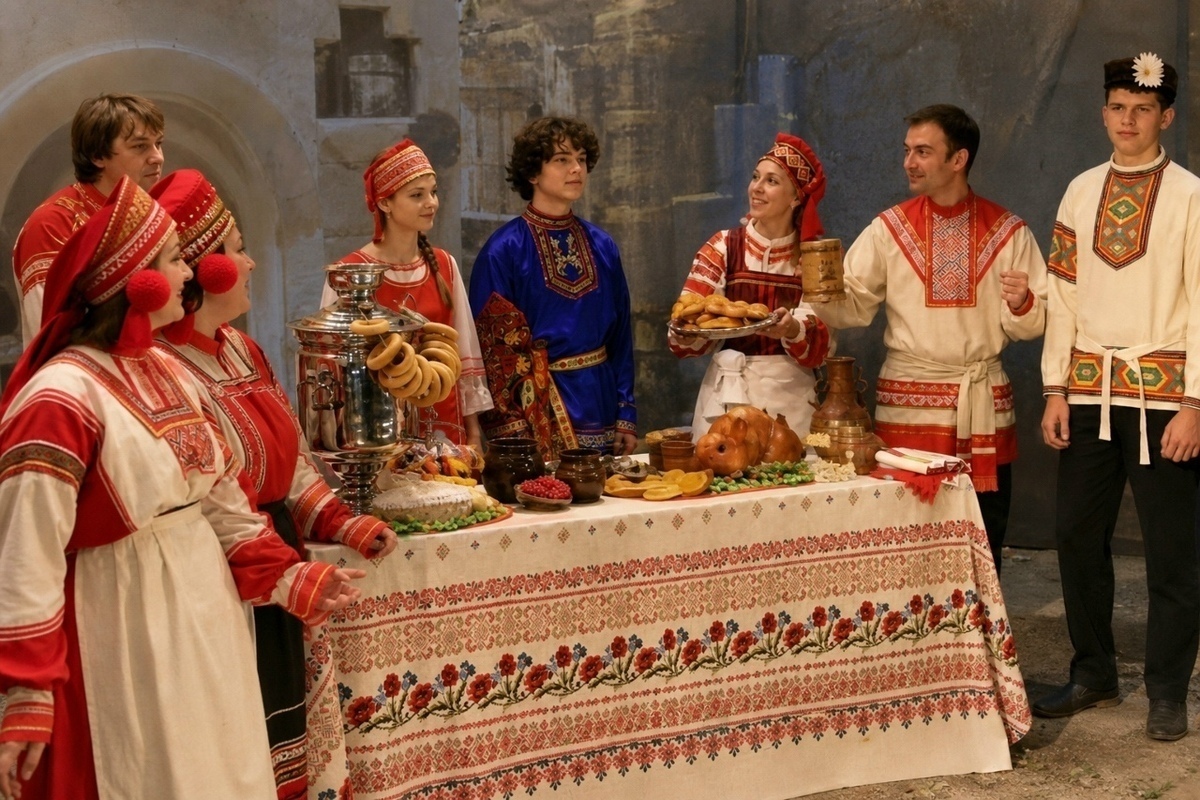 В Кинешме сыграли народную свадьбу